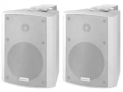 Aktívny 2-pásmový stereo reproduktorový systém Monacor MKA-50SET/WS