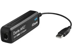 Dante® AVIO USB adaptér ADP-USB-2X2, na zapojenie PC k audio sieti