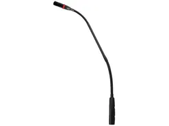 Elektretový mikrofón na husom krku s LED Monacor GML-5212