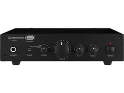 kompaktný univerzálny stereo zosilňovač Monacor SA-100