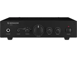 Kompaktný univerzálny stereo zosilňovač Monacor SA-50
