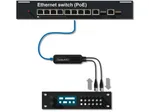 Adaptér Dante AVIO AES3 / EBU Monacor ADP-AES3-2X2 (3)