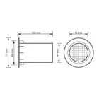 Basreflexový nátrubok MNC 75  x 108 mm (4)