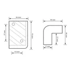 Chránič rohov pre reproboxy MNC 70 x 44 x 44 mm (2)