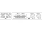 Digitálny stereo PA zosilňovač Monacor STA-200D (2)