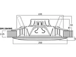Pár PA stropných reproduktorov odolných voči poveternostným vplyvom Monacor SPE-284/WS, tepelne odolná do 100 ° C. (5)