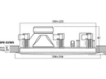 Hi-fi nástenné a stropné reproduktory Monacor SPE-32/WS, 8 Ohmov (3)