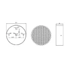 ic audio DL-A 10-165/T-EN54 skrinkový stropný reproduktor 10 W / 100 V (2)