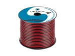 Kábel REPRO. 2x 0,50mm CCA čier-červ(100m) (1)