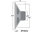 Miniatúrny reproduktor MONACOR SP-2RDP, 8 Ω (2)