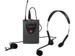 Multifrekvenčný vreckový vysielač Monacor TXA-100HSE, 863,050-864,925 MHz (1)