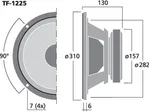 PA basový reproduktor CELESTION TF-1225, 250 W, 8 Ohmov (3)