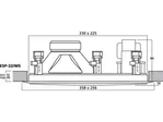 PA hi-fi nástenné a stropné reproduktory Monacor ESP-32/WS (5)