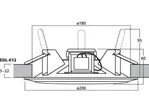 PA podhľadový reproduktor Monacor EDL-612 (2)