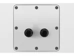 Výkonný reproduktorový systém 100 V PA odolný voči poveternostným vplyvom Monacor PAB-82WP/WS, 120 W, 100 V / 8 Ohm (3)