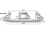 PA stropný reproduktor Monacor EDL-706/12 (2)