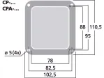 PA terminál Monacor CP-1/SW (2)