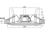 Stropné reproduktory PA Monacor EDL-606 (2)