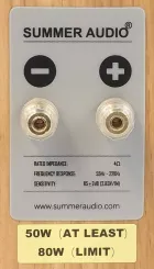 Regálové reprosústavy SUMMER AUDIO A401, pár (7)