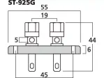 Reproduktorový terminál Monacor ST-925G (2)