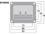 Reproduktorový terminál Monacor ST-955G (2)