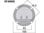 Reproduktorový terminál Monacor ST-960G (2)