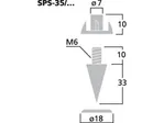 Sada reproduktorových hrotov MONACOR SPS-35/GO (4 ks) (3)