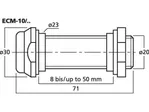 Vstavané fantómové mikrofóny Monacor ECM-10/SW (2)