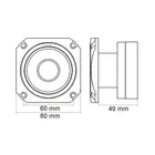 Výškový reproduktor MNC 33513 Dome, 200 W, 8 Ohm (2)