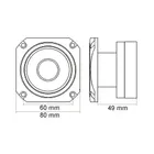 Výškový reproduktor MNC 33513 Dome, 200 W, 4 Ohm (2)
