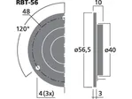 Výškový reproduktor MONACOR RBT-56, 10 W, 4 Ohm (2)