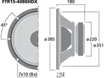 Vysokovýkonný PA subwoofer CELESTION FTR15-4080HDX, 1 000 W, 8 Ohmov (3)