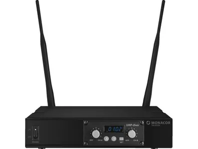 2-kanálový multifrekvenčný príjemč Monacor TXA-802SR