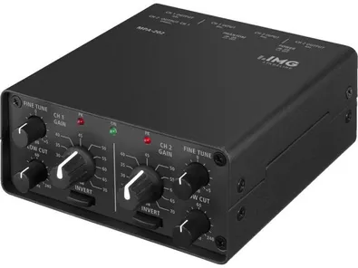 2-kanálový nízkošumový mikrofónový predzosilňovač IMG MPA-202