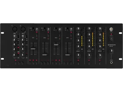 3-zónový mixpult Monacor MPX-4PA