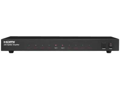 8-smerový HDMI rozbočovač Monacor HDMS-208