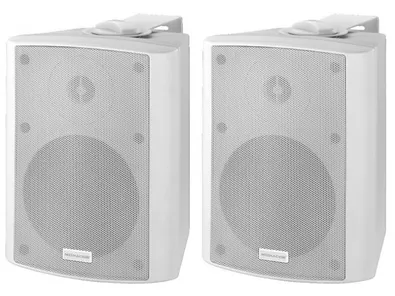 Aktívny 2-pásmový stereo reproduktorový systém Monacor MKA-50SET/WS