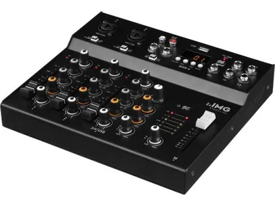 Audio mixážny pult Monacor MXR-4, 4-kanálový