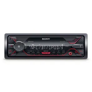 Autorádio SONY, 1DIN s USB a Bluetooth, červené DSXA410BT.EUR