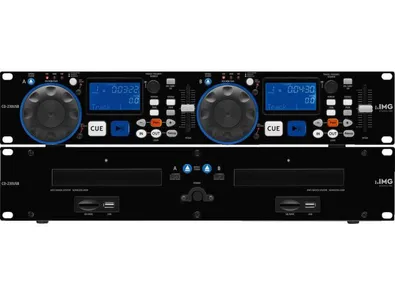 DJ duálny CD a MP3 prehrávač Monacor CD-230USB