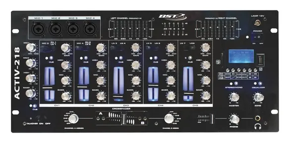 DJ mix pult BST ACTIV218