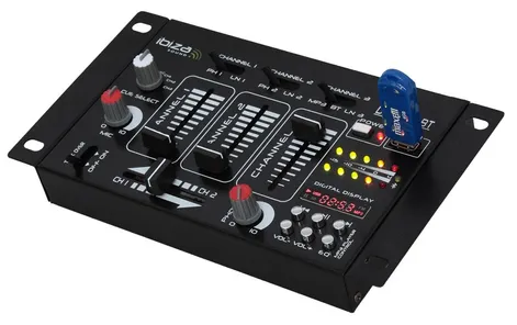 DJ mix pult Ibiza sound DJ21USB-BT