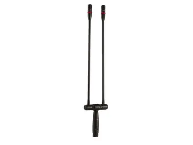 Dvojitý mikrofón na husom krku s LED Monacor GM-5215LDU