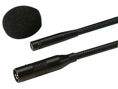 Elektretový mikrofón na husom krku Monacor EMG-500P