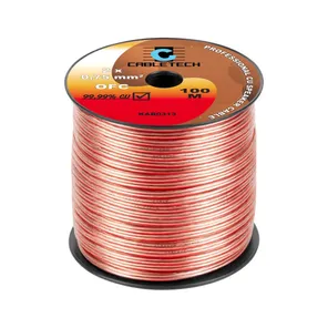 Kábel reproduktorový CABLETECH KAB0313 2x 0,75mm OFC CU (100m)