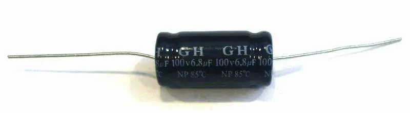 Kondenzátor C 6.8/100V, bipolar