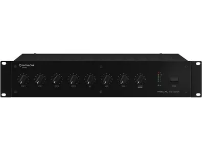 Mono PA mixážny zosilňovač Monacor PA-914D triedy D, 140 W
