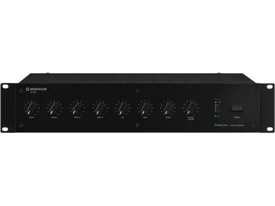 Mono PA mixážny  zosilňovač Monacor PA-928D, trieda D, 280 W