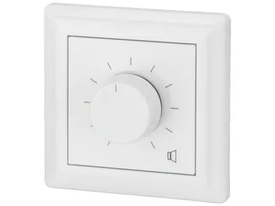 Nástenný ovládač hlasitosti PA s núdzovým relé Monacor ATT-512PEU