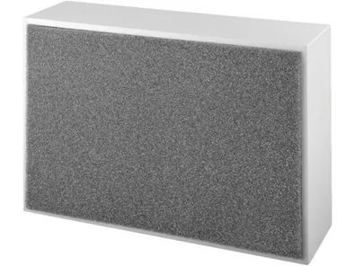 PA nástenný reproduktor Monacor ESP-60/WS, biely drevený obal